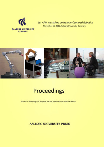 1st AAU Workshop on Human-Centered Robotics